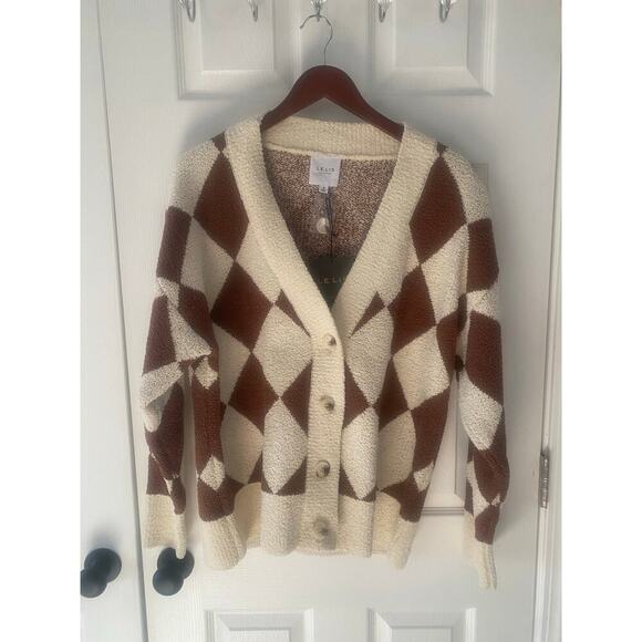 NWT Le Lis‎ Classic Button Up Cardigan Size Small - Picture 1 of 4